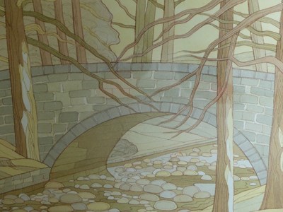Lot 197 - Phyllis Hariss. SWA,(20th century) Scene in...