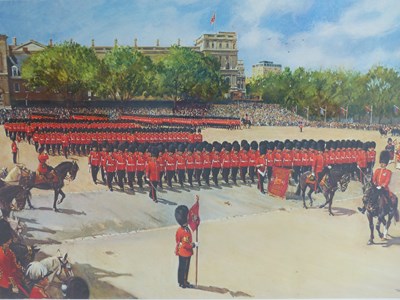 Lot 216 - Terance Cuneo. ARR. Trooping the colour....