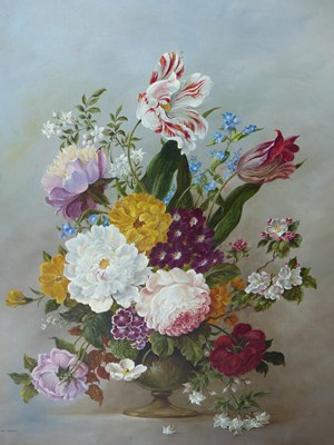 Lot 224 - Laine Porter ( late 20th-century) Still life...