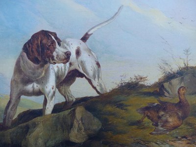 Lot 227 - Paul Jones (1840?-1888) Sporting dogs with...