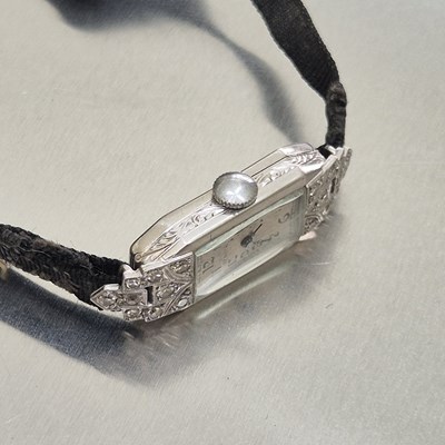 Lot 75 - A Benson London, Art Deco diamond set and...