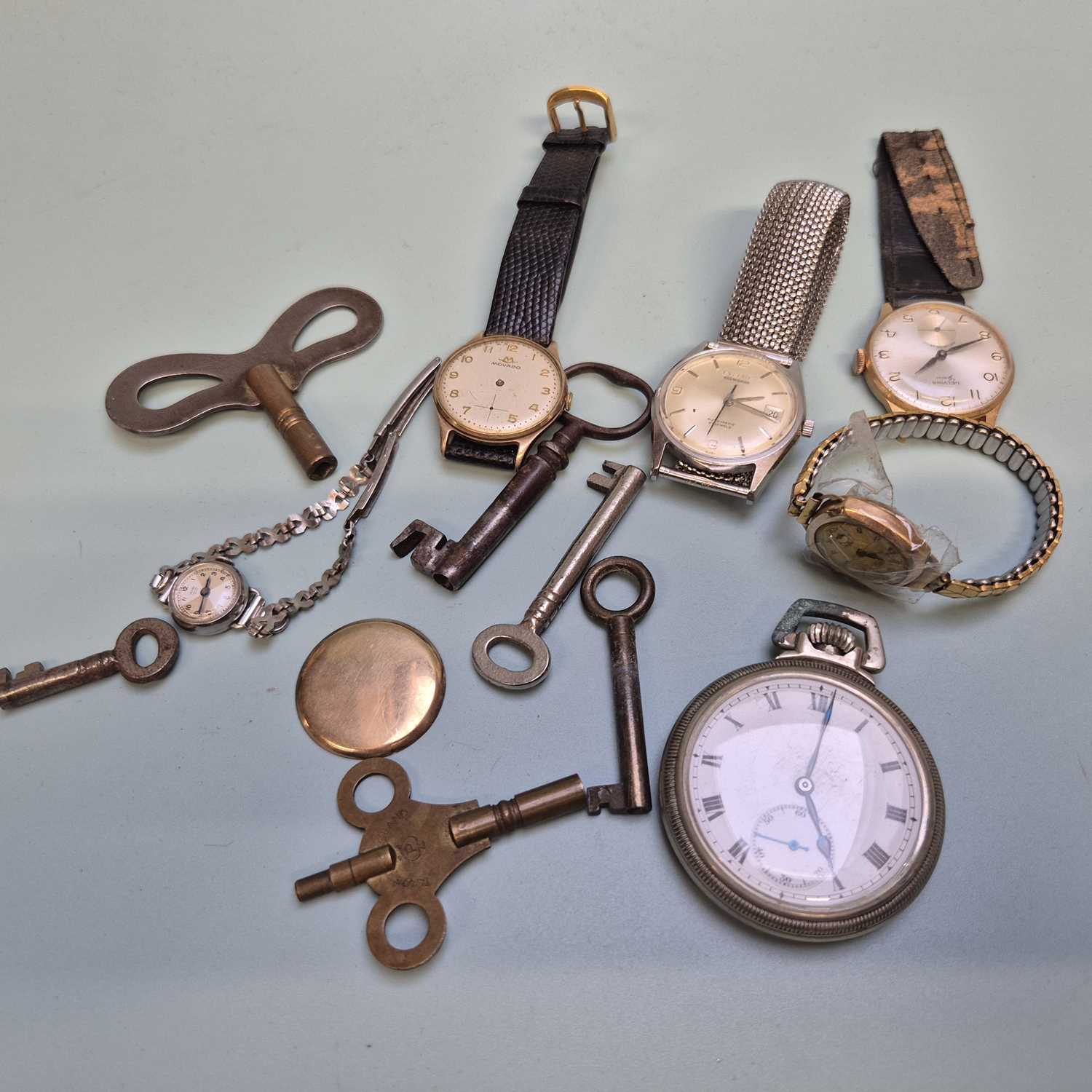 Lot 55 - Watches- a hallmarked 9ct gold head only...