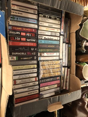 Lot 504 - A collection of cassettes and CDs