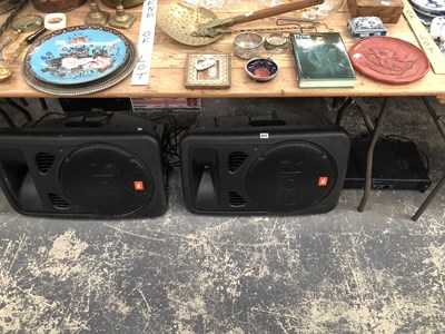 Lot 512 - A pair of JBL speakers together with a Skytec...