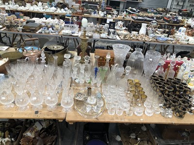 Lot 527 - A large quantity of drinking glass in various...