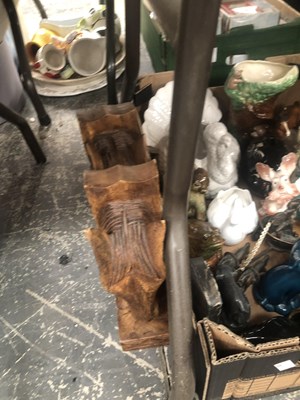 Lot 546 - A large collection of ceramic and wooden...