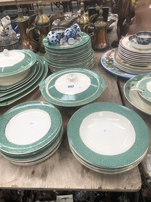 Lot 547 - A Meakin Florida Sol pattern part dinner set ...