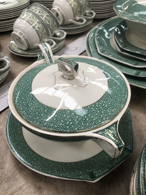 Lot 547 - A Meakin Florida Sol pattern part dinner set ...