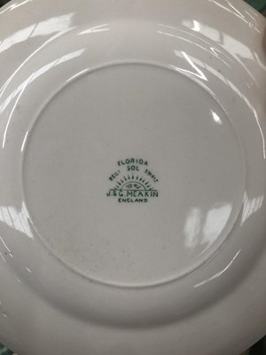 Lot 547 - A Meakin Florida Sol pattern part dinner set ...