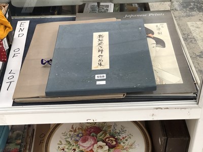 Lot 558 - Takashi Isake ink signed prints, other...