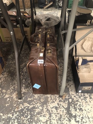 Lot 578 - A number locking brief case together with a...