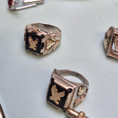 Lot 63 - Two C. Co. Coleman silver and 12k gold Black...