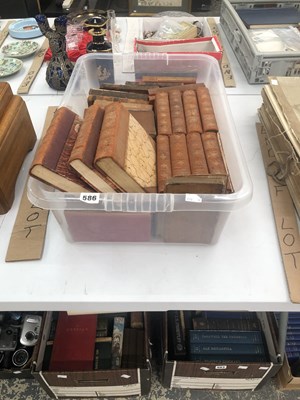 Lot 586 - Leather bound British classic books