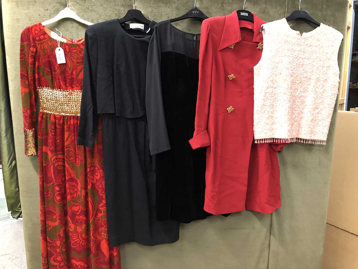 Lot 184 - An August silk collection suede style black...