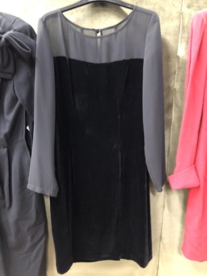 Lot 184 - An August silk collection suede style black...