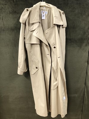Lot 190 - A Yves Saint Laurent long ladies' trench coat....