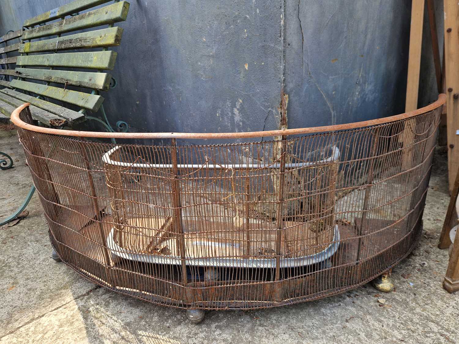 Lot 735 - Two Victorian fire guards.