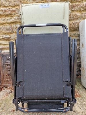 Lot 741 - Two folding sun loungers.