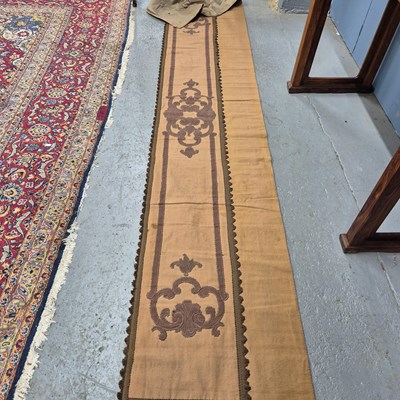 Lot 291 - An early 20th century fawn coloured hanging...
