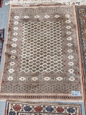 Lot 645 - An oriental rug of Turkoman design. 130 x...