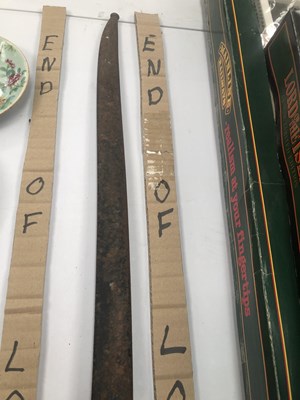 Lot 594 - An 1873 pattern French bayonet and iron scabbard
