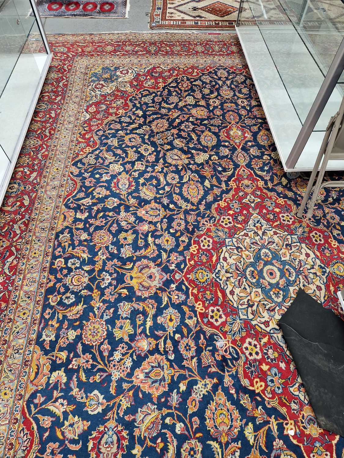 Lot 667 - A Persian Keshan carpet. 470 x 340cms