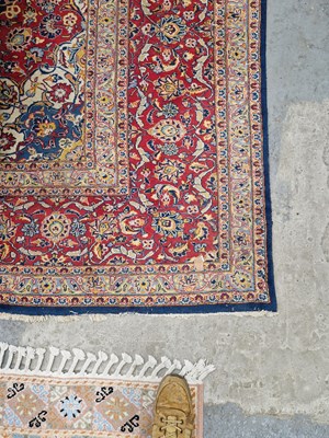 Lot 667 - A Persian Keshan carpet. 470 x 340cms