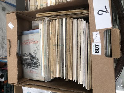 Lot 607 - A collection of cigarette cards, loose and in...