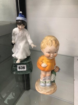 Lot 636 - A Shelley Mabel Lucie Attwell figure, 'The...