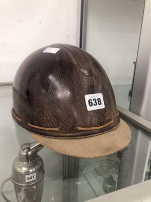 Lot 638 - A crash helmet to a design of Donald Campbell