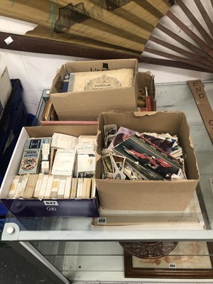 Lot 647 - A collection of cigarette cards