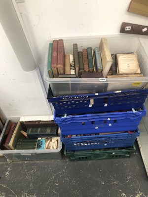 Lot 655 - Books: novels, religion, views, dictionaries,...