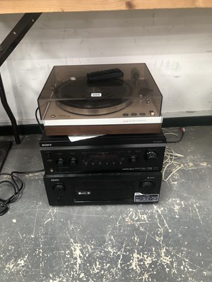 Lot 666 - Sony and Denon sound systems together with a...