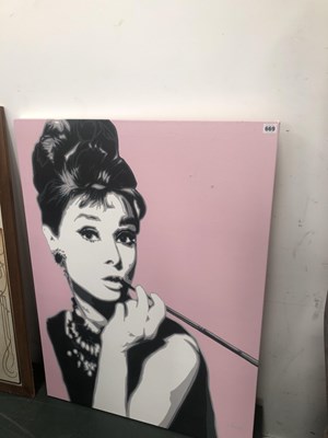 Lot 669 - A 2005 limited edition print on canvas of...