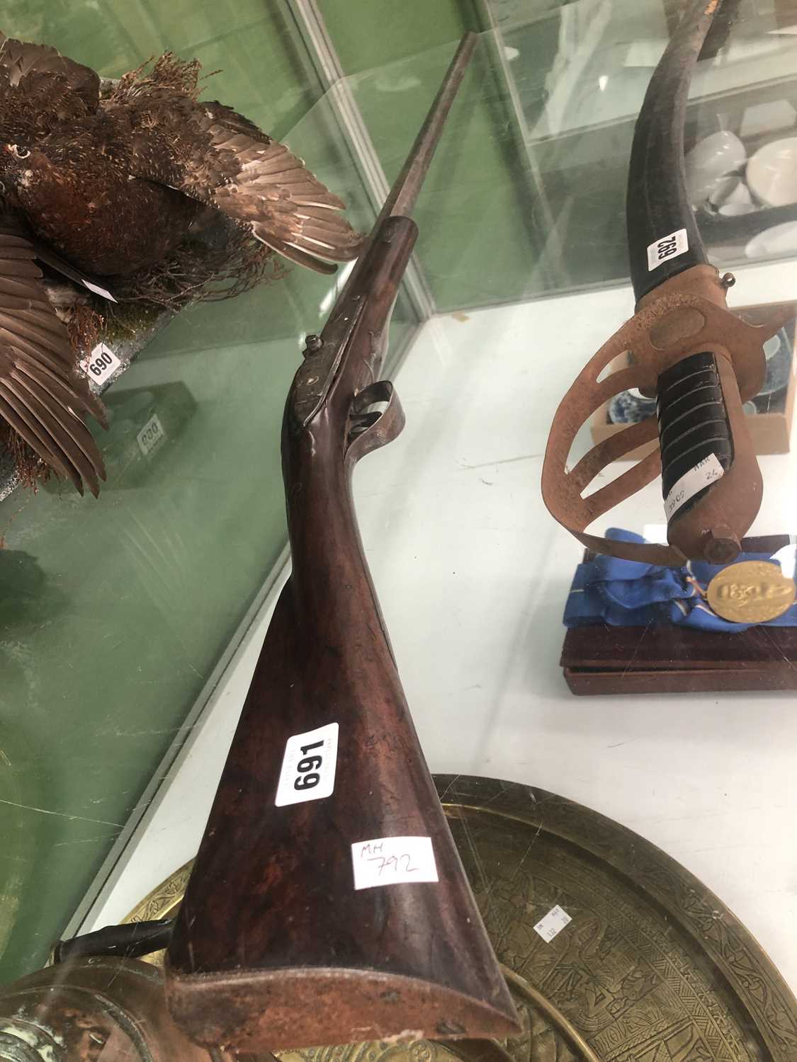 Lot 691 - A percussion cap musket
