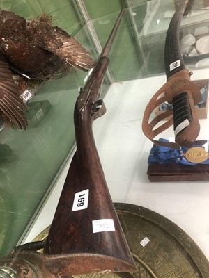 Lot 691 - A percussion cap musket