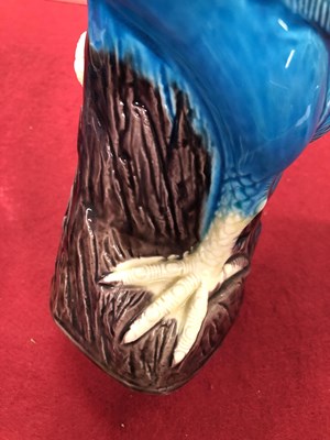 Lot 296 - A pair of Chinese turquoise and aubergine...