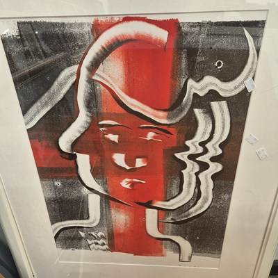 Lot 834 - Two modernist framed prints.