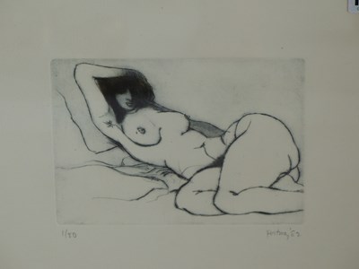 Lot 1808 - Douglas Portway. (1922-1993). ARR. Nude study....
