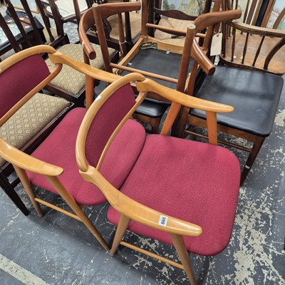 Lot 866 - A pair and a set of three mid-century / retro...
