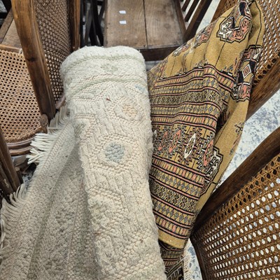 Lot 874 - Two vintage rugs.