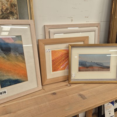 Lot 876 - Two modernist watercolours by Suzanne Jones...