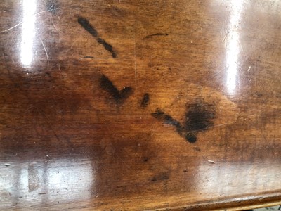 Lot 909 - A Georgian tray top silver table on carved...