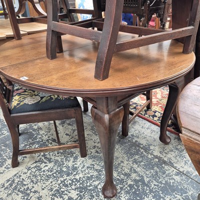 Lot 914 - A 19th-century mahogany extending dining table....