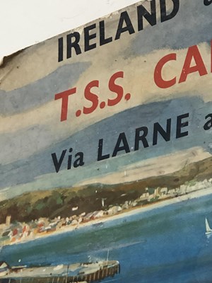 Lot 921 - A large Shipping advertising poster TSS...