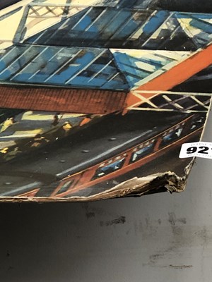 Lot 921 - A large Shipping advertising poster TSS...