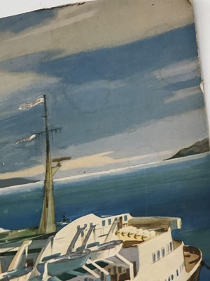 Lot 921 - A large Shipping advertising poster TSS...