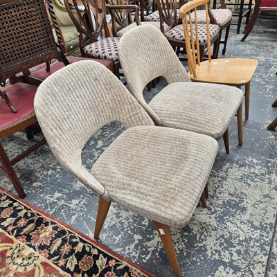 Lot 941 - Three retro side chairs.