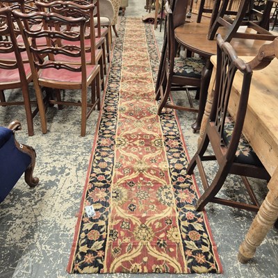 Lot 965 - Three long sections of matching carpet...