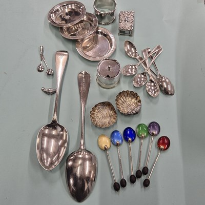Lot 85 - Hallmarked silver- a cased set of six...
